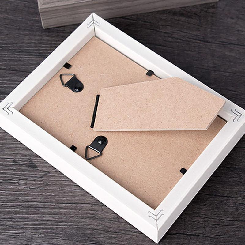 4'' x 6'' Rectangular Resin Glass Picture Frames with Desktop Wall Hanging Decoration