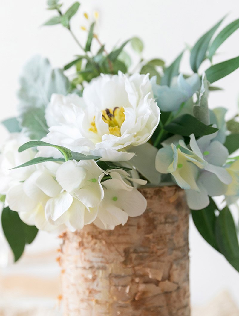 Decorative Birch Plant Pot