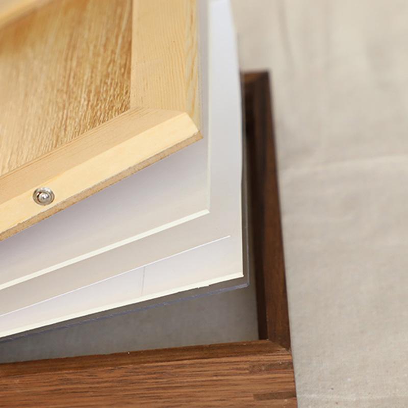 8'' x 12'' Rectangular Nut Brown Wood Picture Frames with Desktop Wall Hanging Decoration