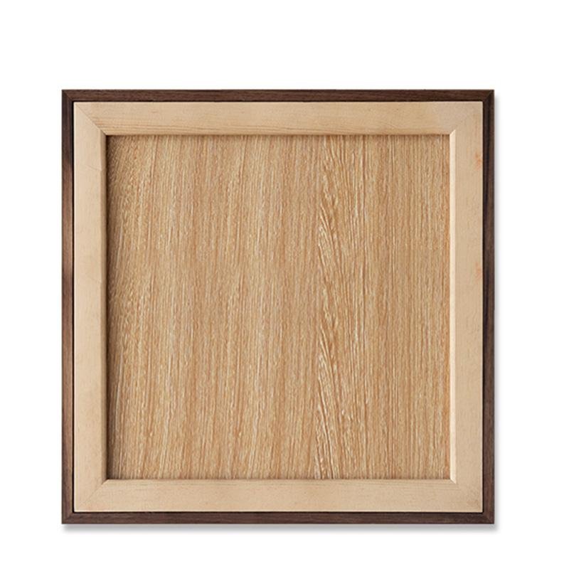 12'' Nut Brown Square Wood Picture Frames