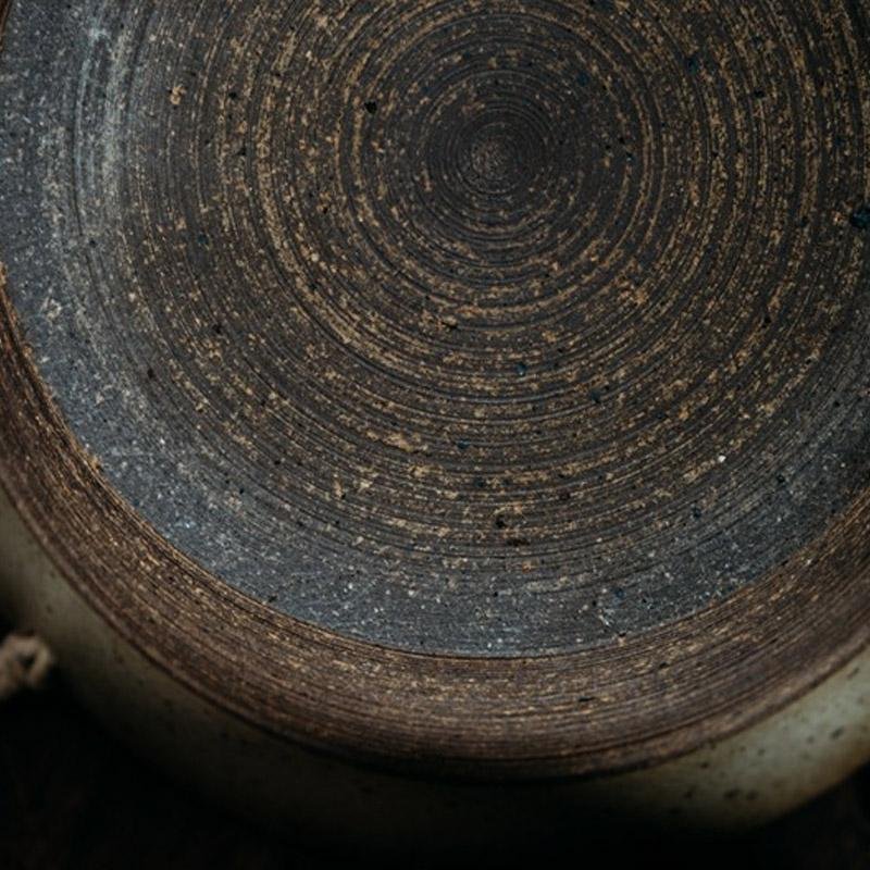 Stoneware Fruit Serving Bowl with Rope Handle - dazuma