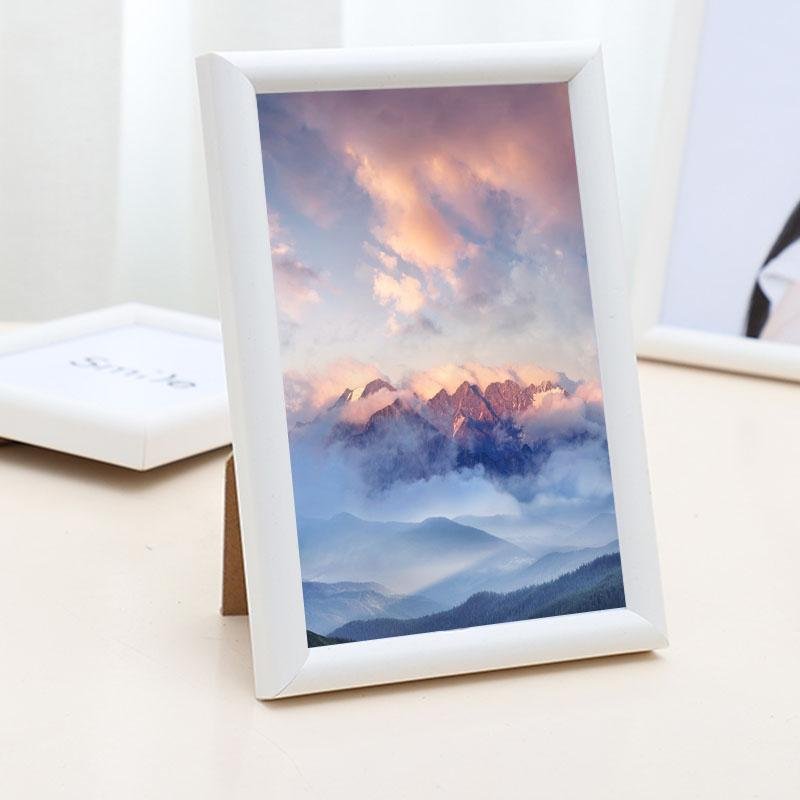 6'' x 8'' Nordic Style Rectangular Yellow Beige Picture Frames