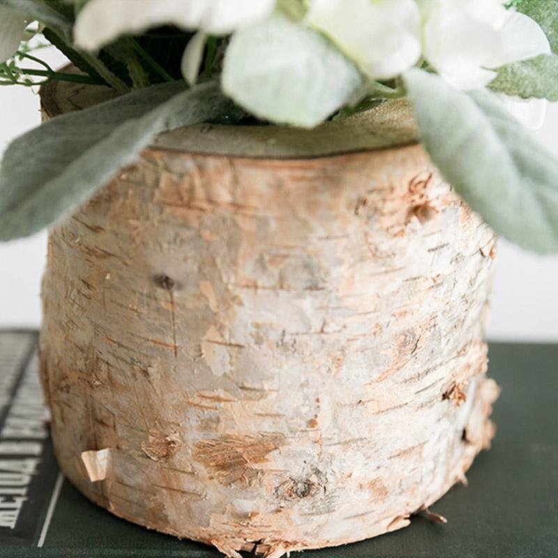 Decorative Birch Plant Pot