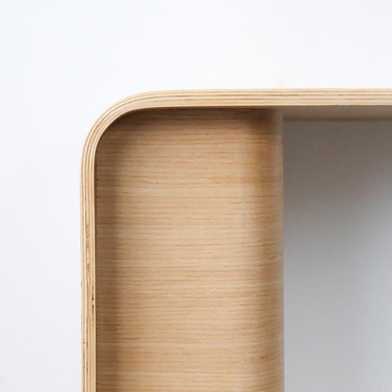 Rectangular Oak Wood Mini Side Tables End Tables with Multi - function