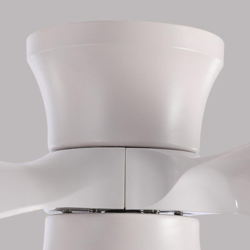 3 - Curved Blade Small Ceiling Fan with LED Light