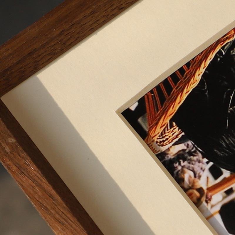 12'' Nut Brown Square Wood Picture Frames