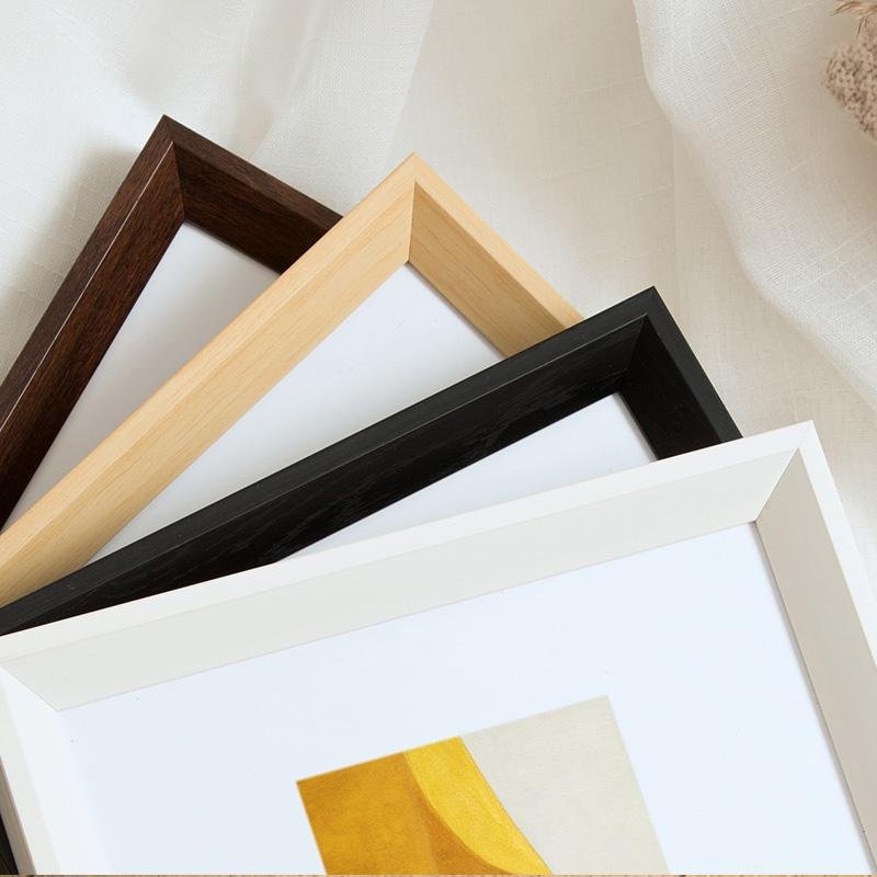 4'' x 6'' Rectangular Resin White Black Nut Brown Burlywood Picture Frames