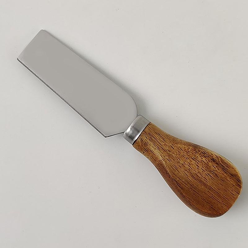 3 - Piece Stainless Wooden Handle Cheese Knife Set