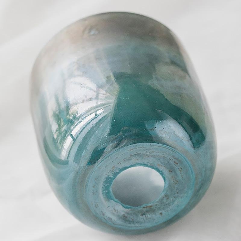 Vintage Texture Cylinder Glass Gradient Bud Flower Vases