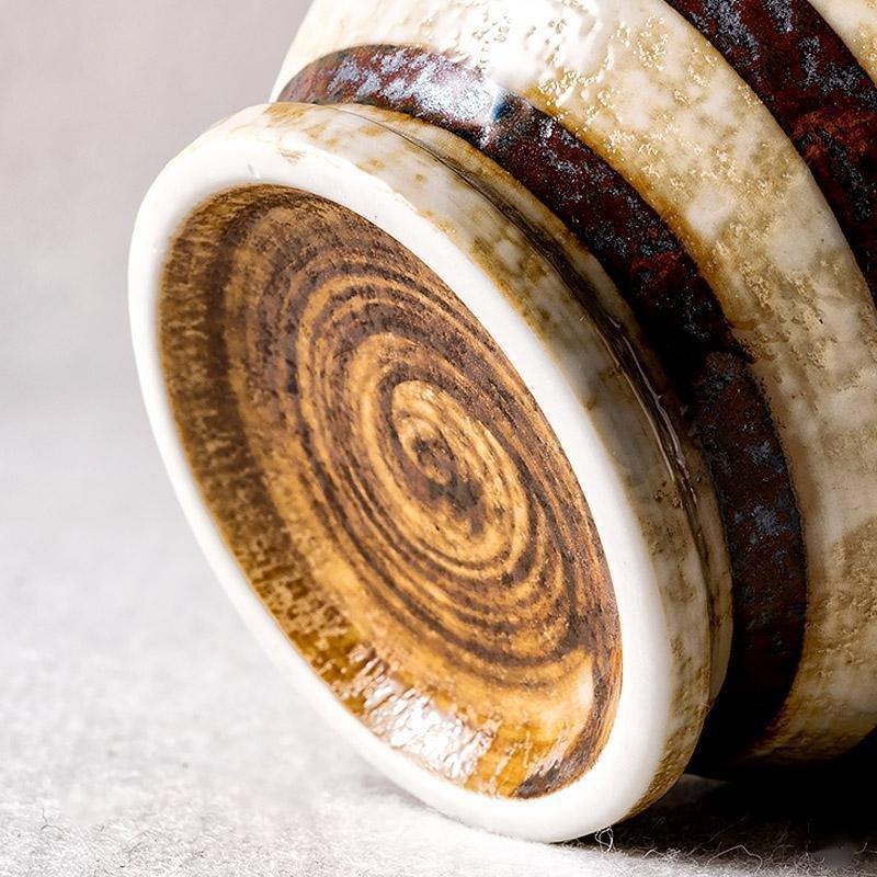 2 - Piece Stoneware Maccha Teacup Saucer Set