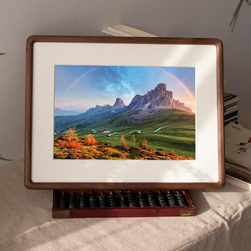 4'' x 6'' Rectangular Wood Nut Brown Burlywood Picture Frames