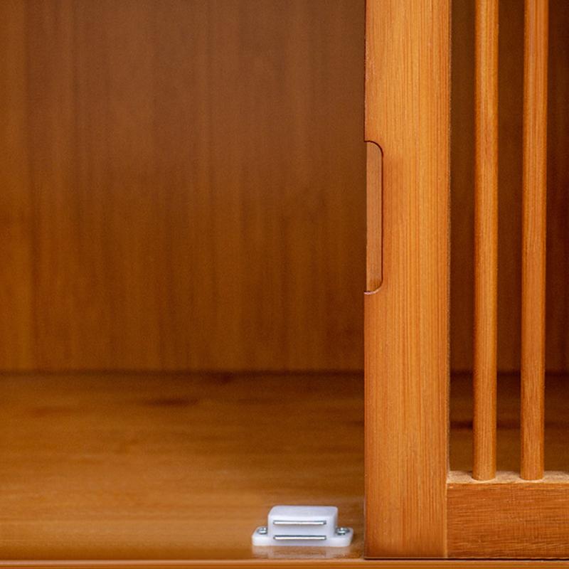 Rectangular Wood Display Storage Cabinets with Multi-Layer Storage