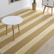 Burlywood Light Brown Hemp Area Rug