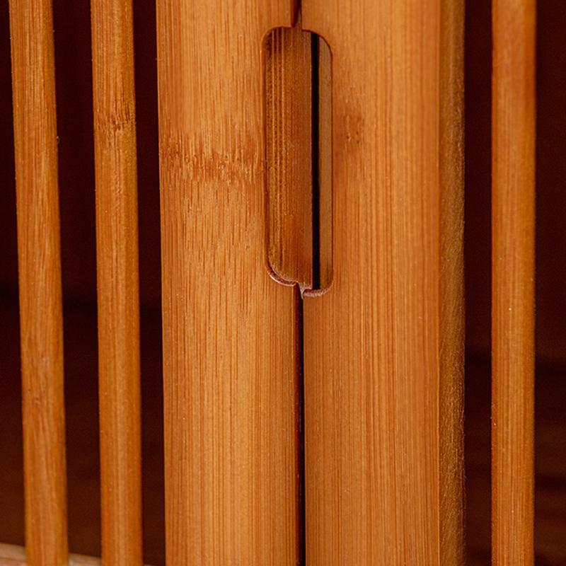 Rectangular Wood Display Storage Cabinets with Multi - Layer Storage