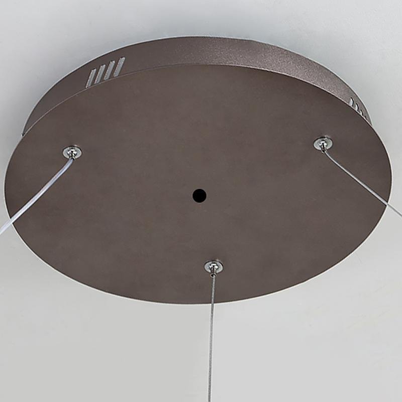 16'' Simple Circle Single Pendant Light Acrylic Pendant Lighting