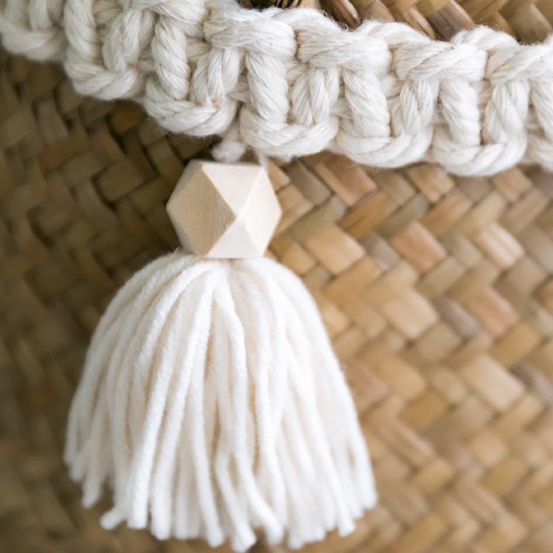 Green White Pots Decor Piece