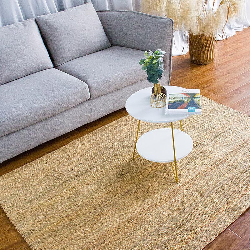 Round Rectangle Seagrass Carpet