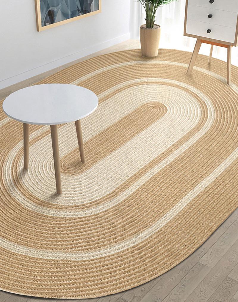 Burlywood Jute Multi - Shaped Rug