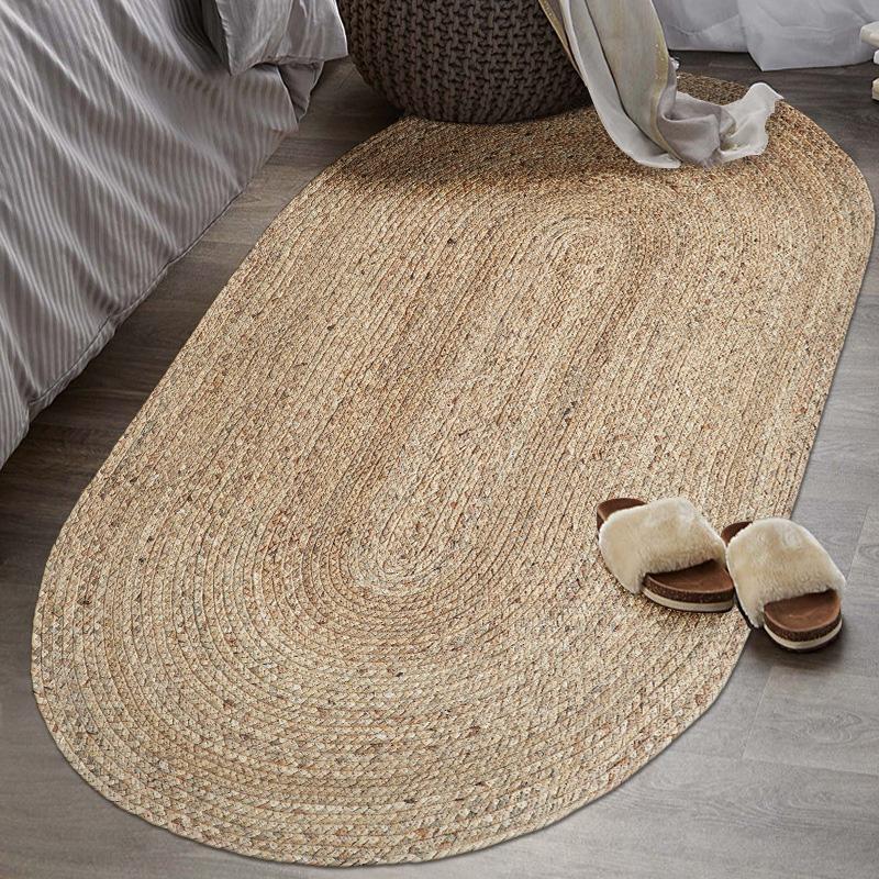 Rustic Oval Seagrass Rug