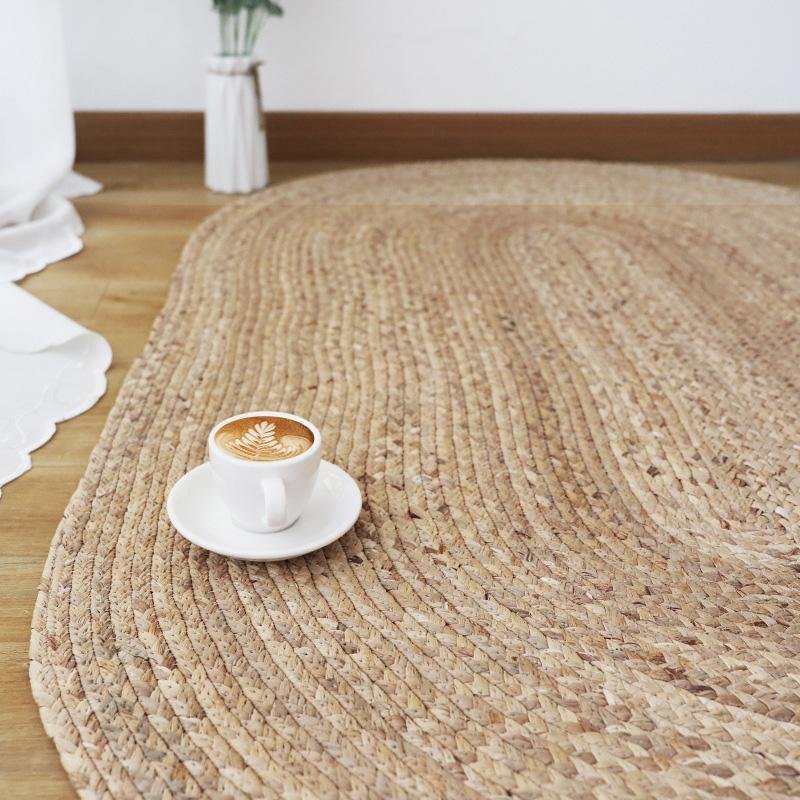 Rustic Oval Seagrass Rug