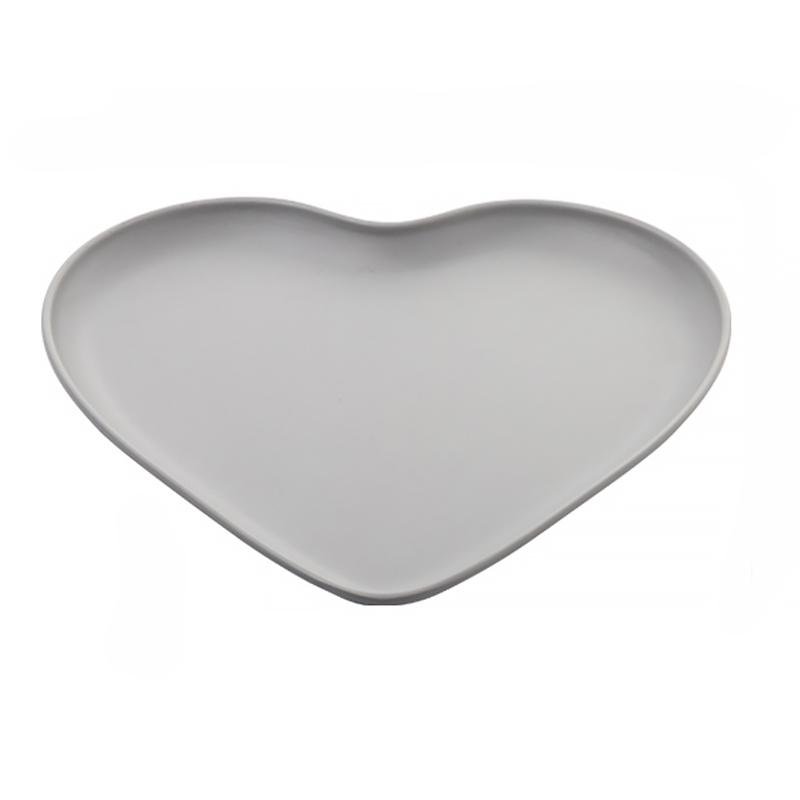 5 - Piece Farmhouse Melamine Dinnerware Trays Set with Handles