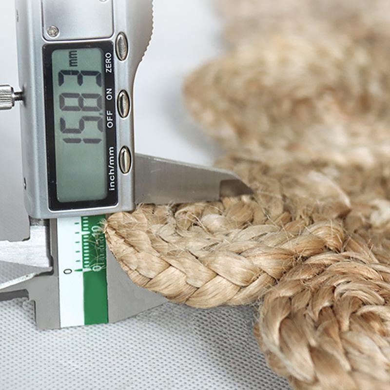 Rustic Round Octagonal Oval Rectangular Decorative Hemp Rug