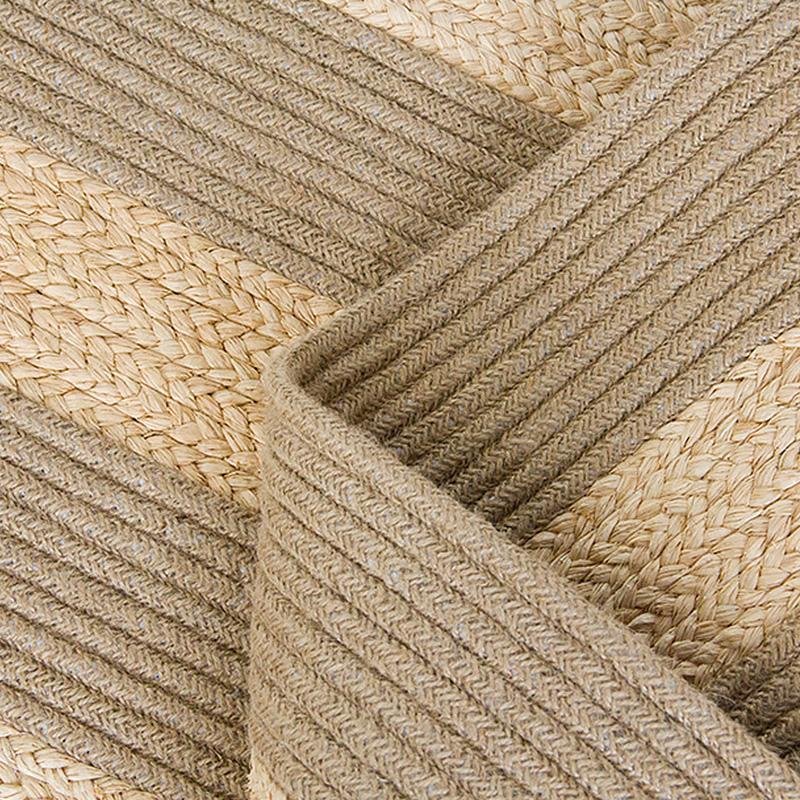 Burlywood Light Brown Hemp Area Rug