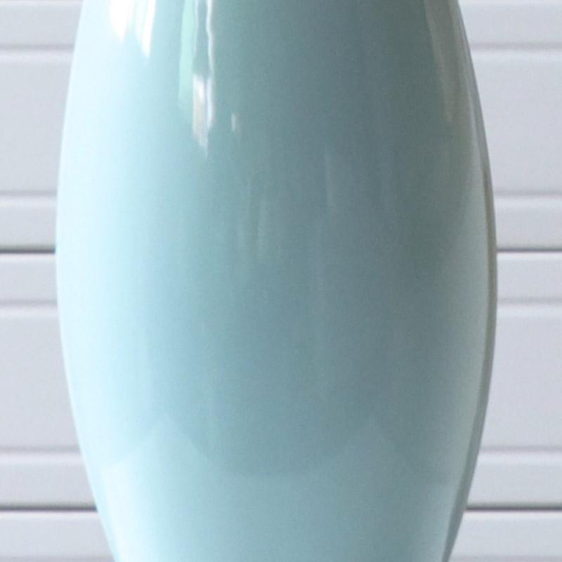 24'' Farmhouse Blue Ceramic Table Lamp - dazuma
