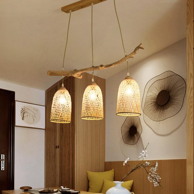 Tiny Delicate Bamboo Pendant Lights for Decoration - dazuma
