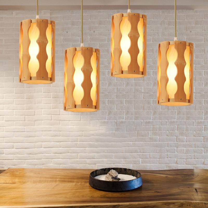 Well Constructed Bamboo Ceiling Lighting With Squiggly Light Gaps - dazuma