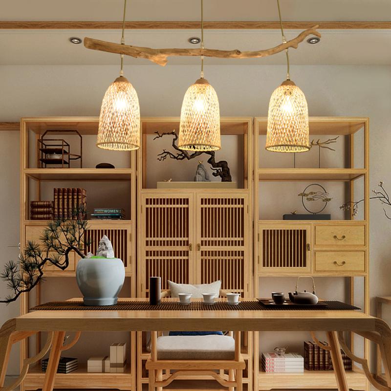 Tiny Delicate Bamboo Pendant Lights for Decoration - dazuma