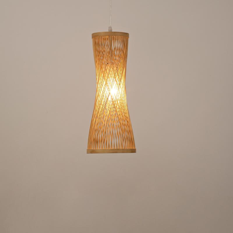 Rustic Natural Bamboo Pendant Lighting Hanging Bamboo Ceiling Light - dazuma