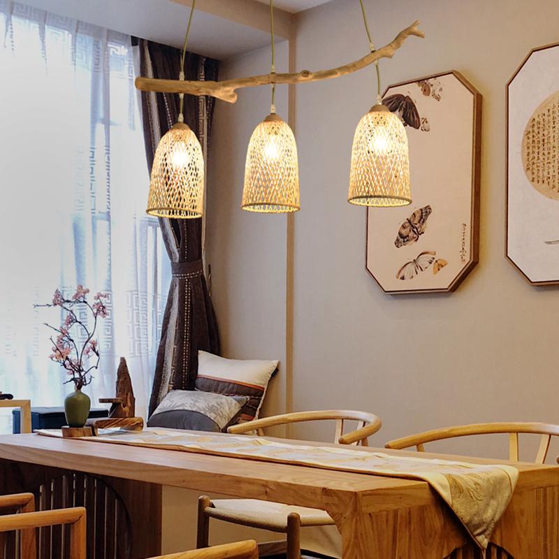 Tiny Delicate Bamboo Pendant Lights for Decoration - dazuma