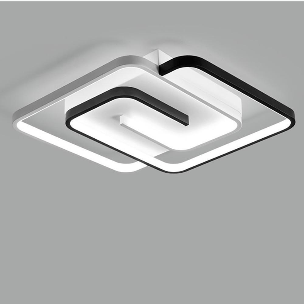18'' LED 2-Light Geometric Shapes Flush Mount Lights Modern LED Flush Mounts Semi Flush Mounts