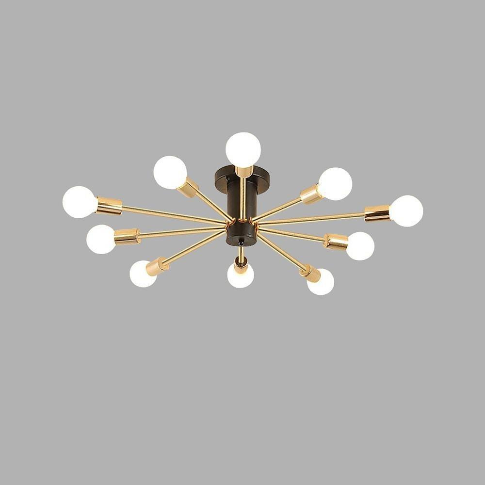 43'' LED 10-Light New Design Chandelier Artistic Contemporary Metal Sputnik Sputnik Design