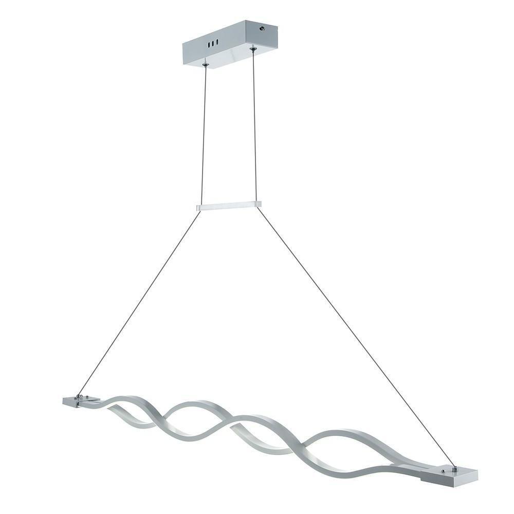 39'' LED 2-Light LED Mini Style Pendant Light Modern Contemporary Metal Acrylic Linear Island Lights-dazuma