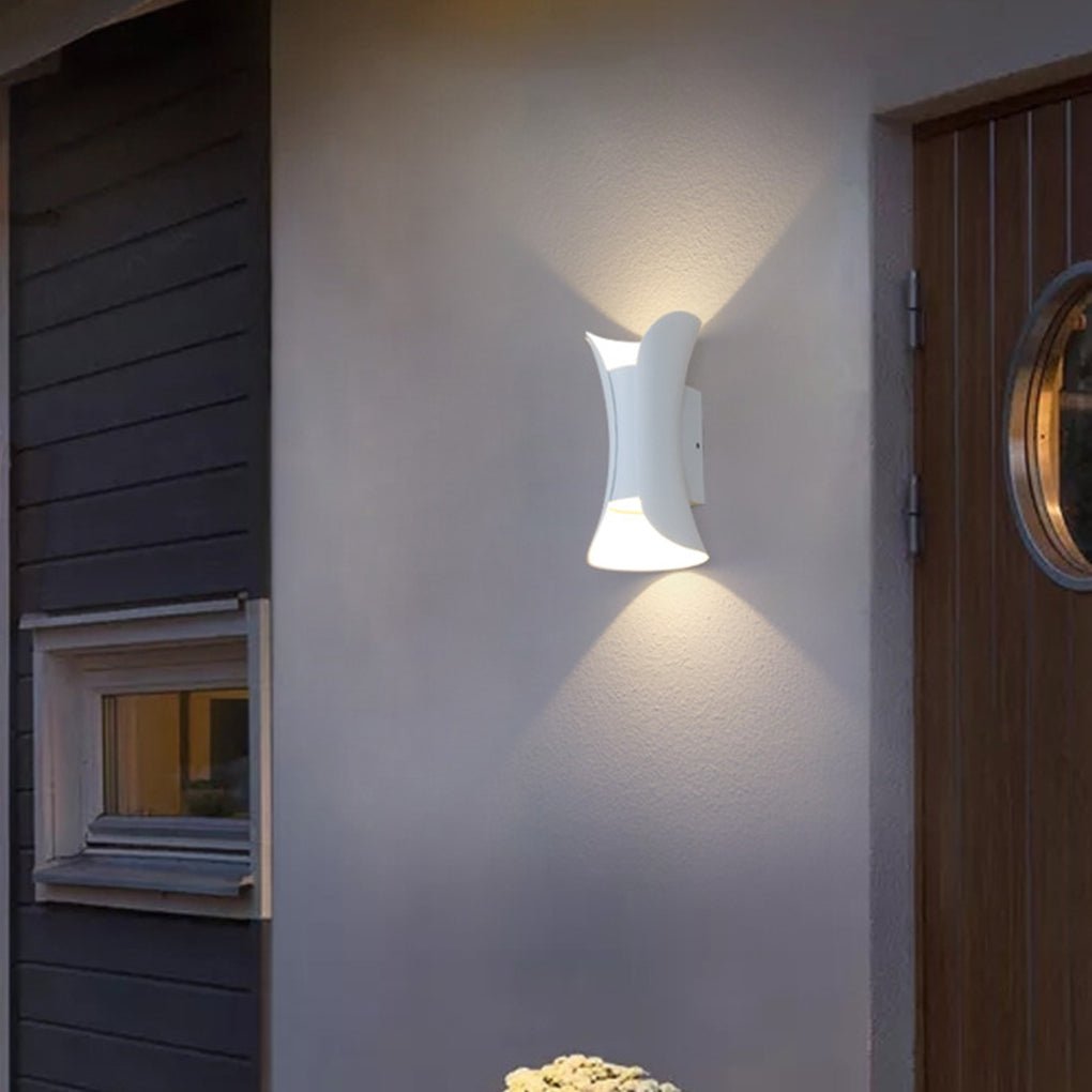 Aluminum And Tempered Glass Outdoor Lighting Garden Wall Light Doorway - Dazuma