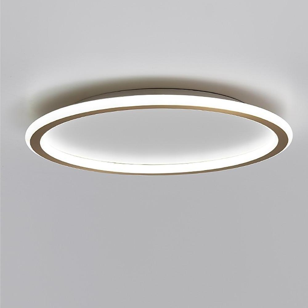 20'' LED 1-Light Circle Design Flush Mount Lights Nordic Style LED Copper Silica gel Basic Metal Flush Mounts Semi Flush Mounts-dazuma