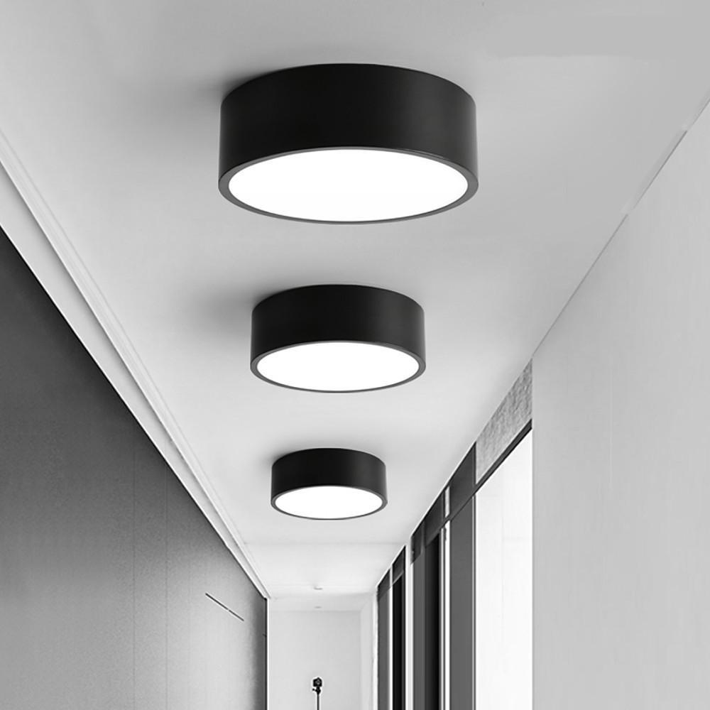LED 1-Light Flush Mount Lights Modern Contemporary Metal Acrylic Ceiling Lights-dazuma