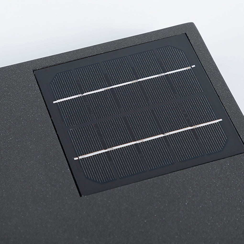 Industrial Solar Garden Light with Elegant Mesh Design