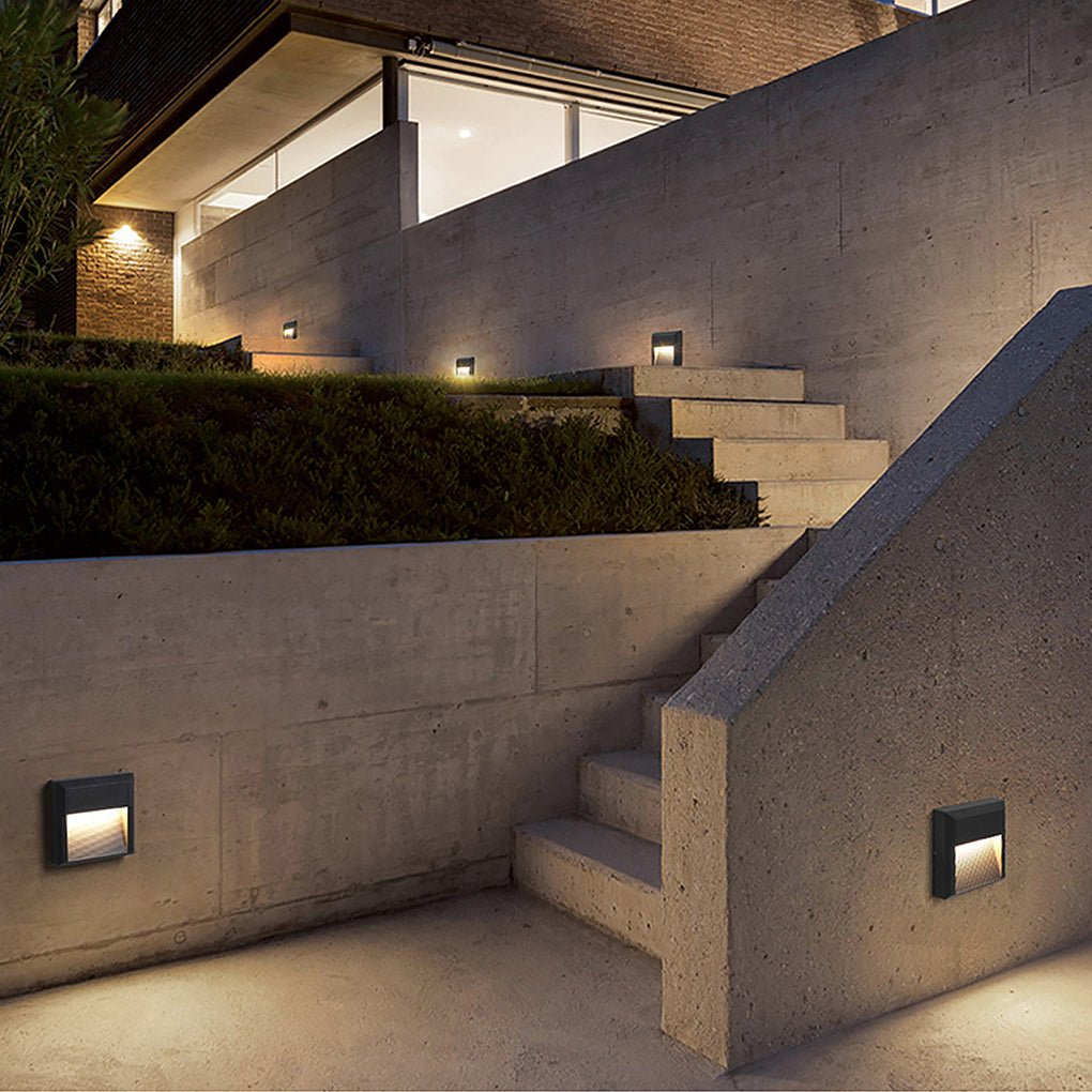 aterproof Outdoor LED Step Lights Corner Lamp for Villa Courtyard Garden - Dazuma