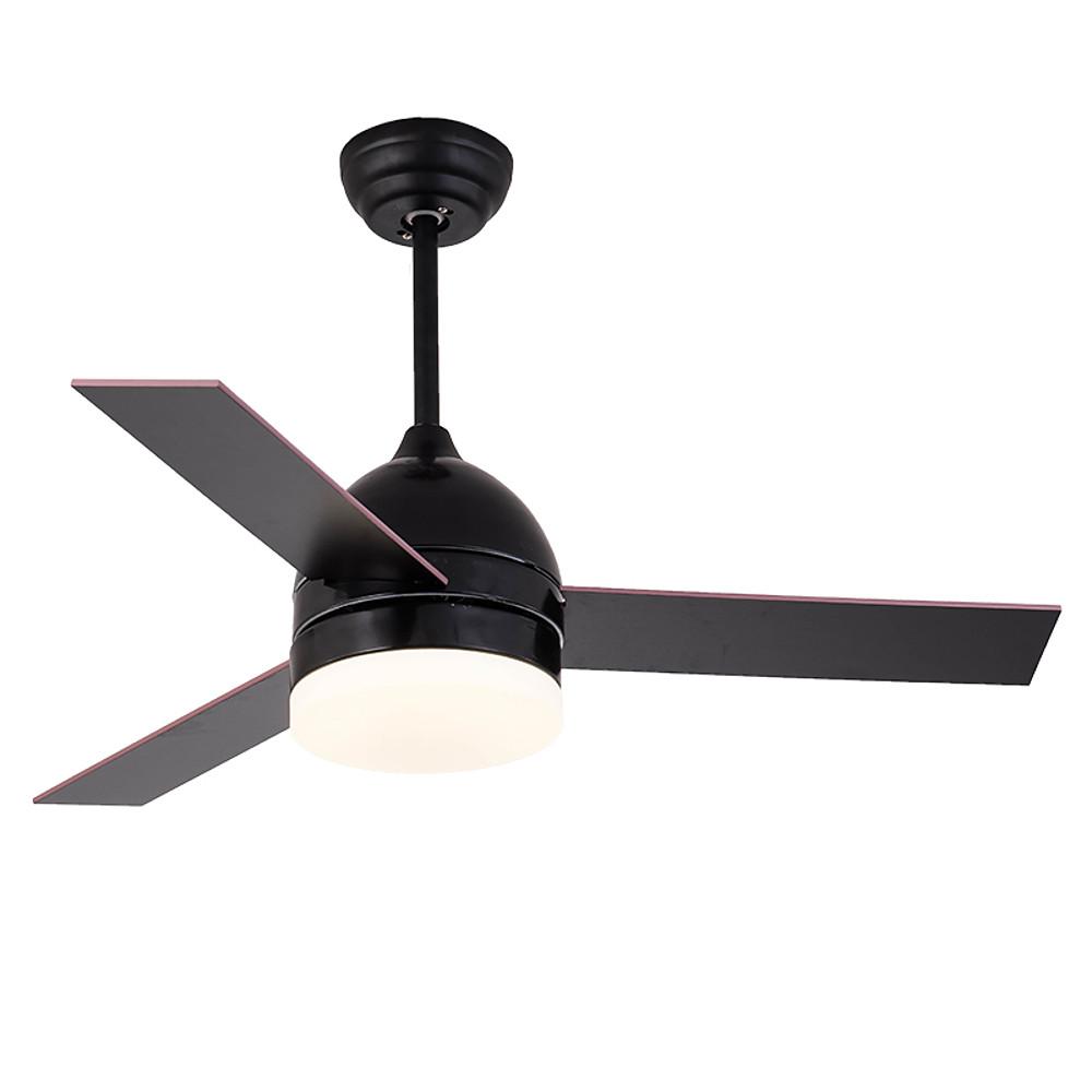 Electroplated Metal Acrylic LED Nordic Ceiling Fans with Lights