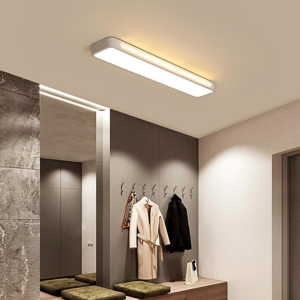 23'' LED 1-Light Flush Mount Lights Modern LED Metal Acrylic Linear Ceiling Lights-dazuma