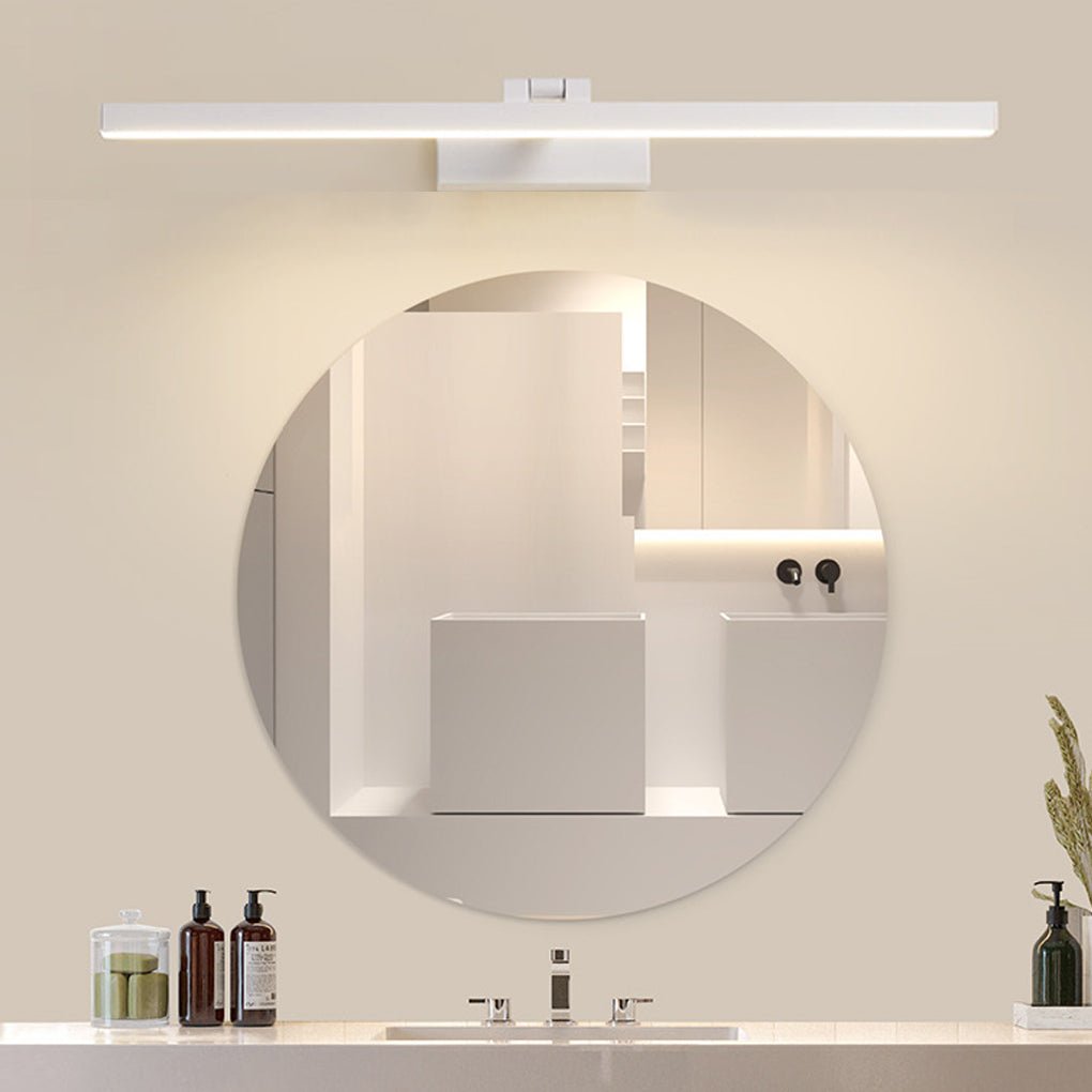 Bath Bar Vanity Light provides efficient linear LED lighting with adjustable angles for optimal bathroom functionality and style.