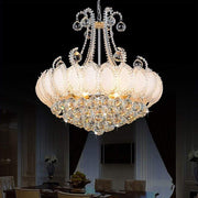 8 - light Modern Gold/Silver Vintage Crystal Chandeliers For Living Room