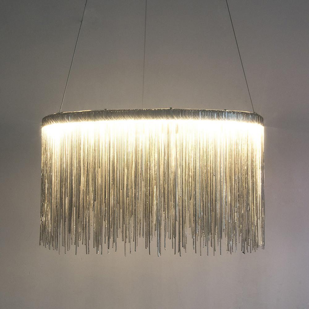 20'' LED 1-Light LED Designers Pendant Light Modern Contemporary Metal Drum Circle Design