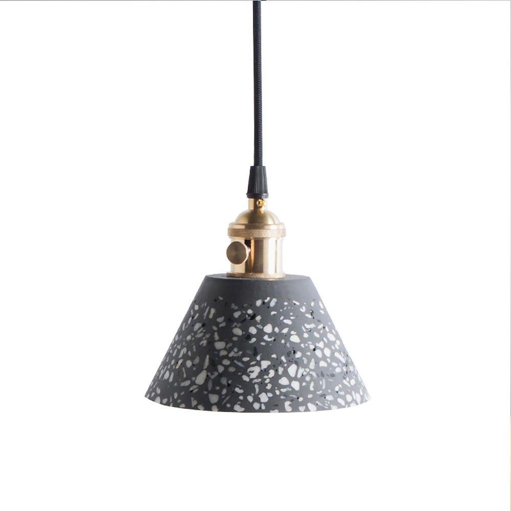 6'' LED 1-Light Single Design Pendant Light Nordic Style Modern Ceramic Metal Island Lights-dazuma