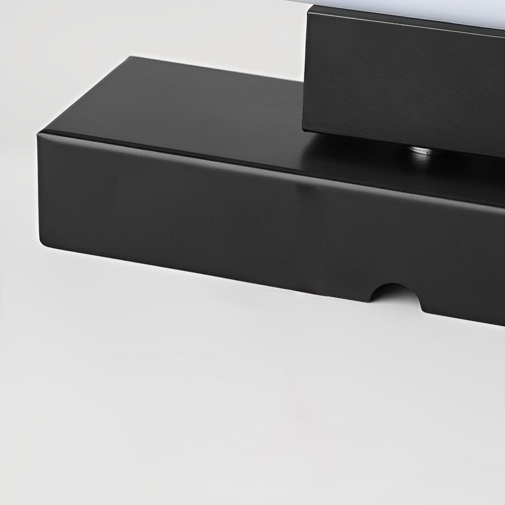 Black swivel wall light with a 330-degree rotation feature, displayed against a white background for clear visibility.