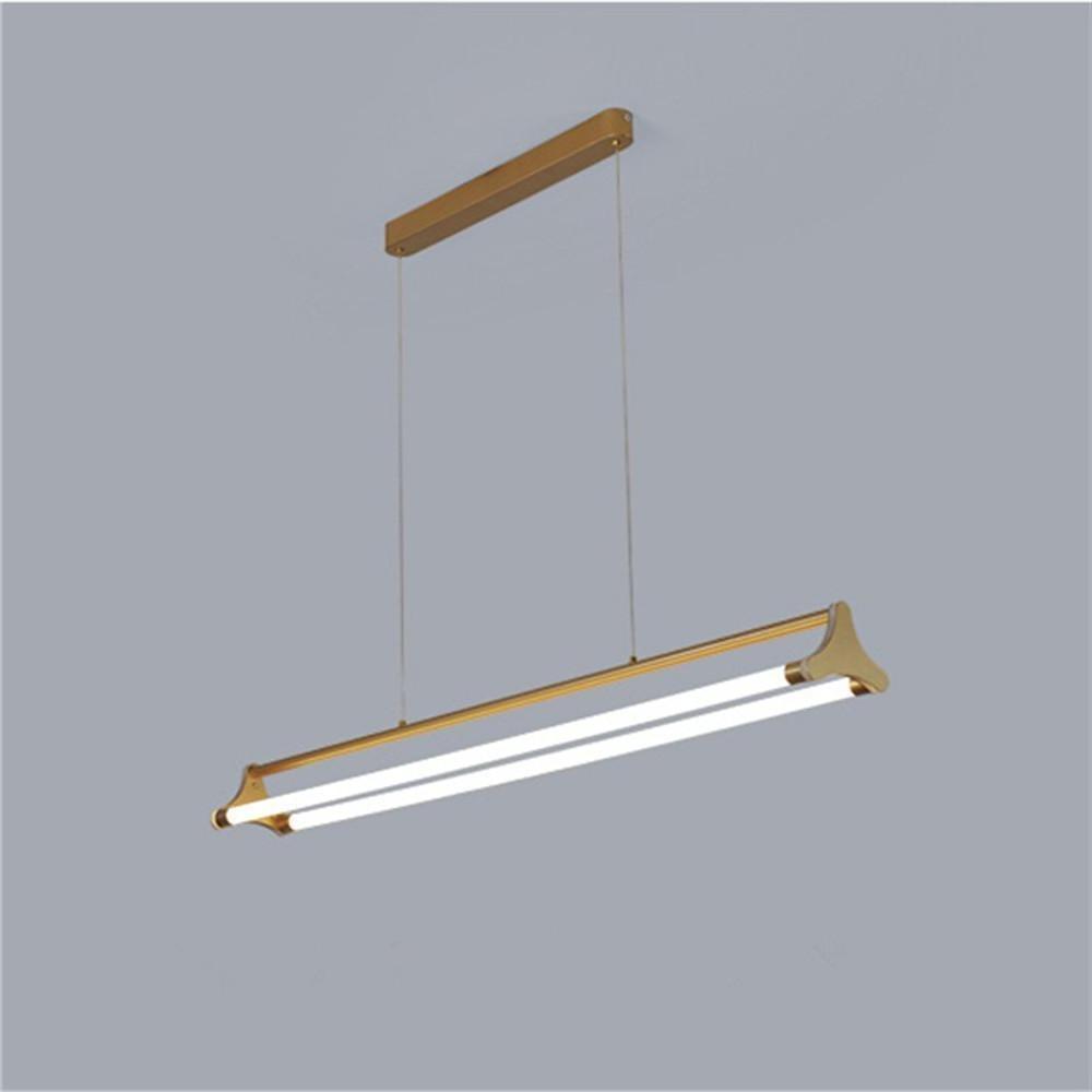 33'' LED 2-Light Single Design Dimmable Pendant Light Metal Acrylic Island Lights-dazuma