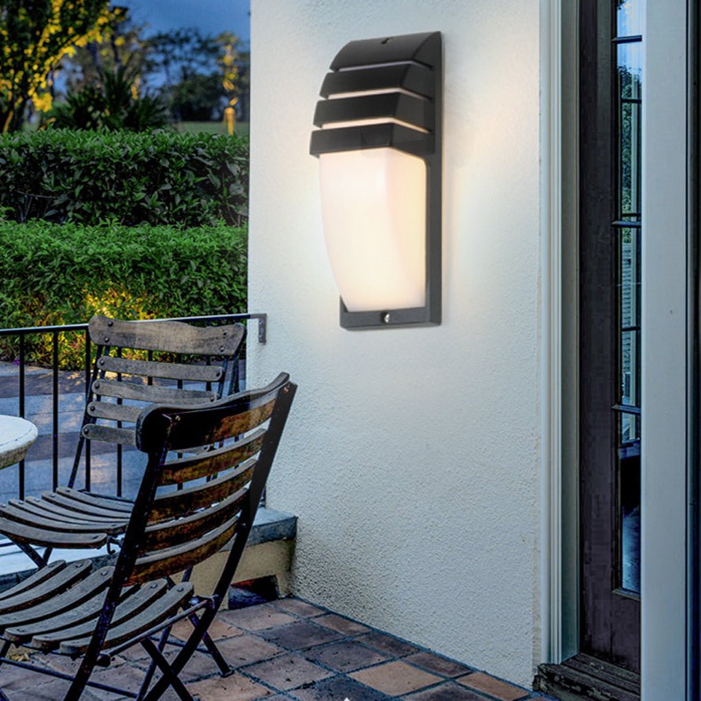 Body Induction Waterproof LED Wall Lights for Outdoor Balcony Terrace Aisle - Dazuma